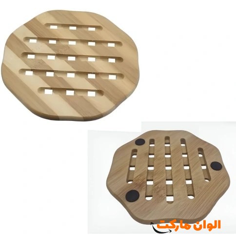 پخش عمده زیر قابلمه ای بامبو مدل هشت ضلعی تک و عمده کدL923