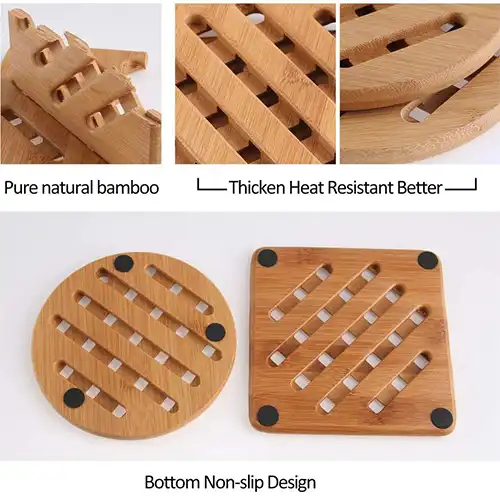 Bamboo Trivet Square