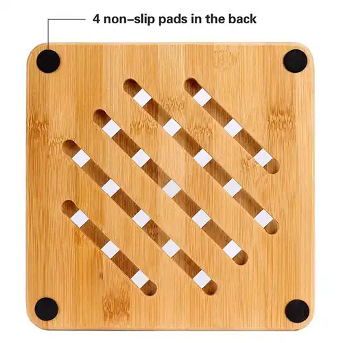 Bamboo Trivet Square