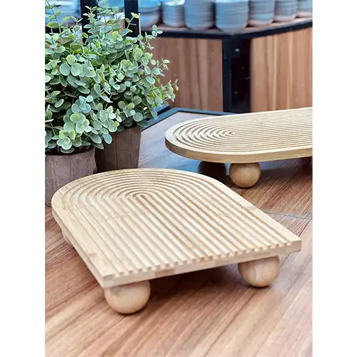 Bamboo Rainbow Design Riser