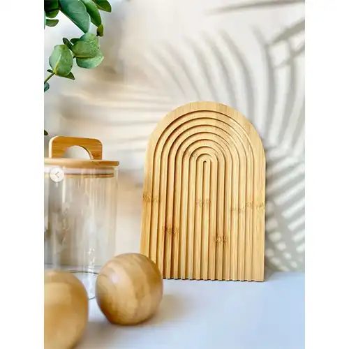 Bamboo Rainbow Design Riser
