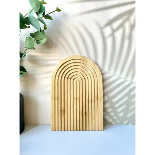 Bamboo Rainbow Design Riser