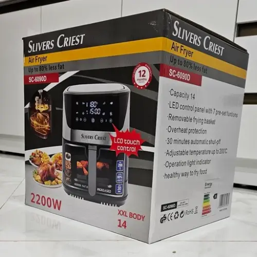 سرخ کن 14 لیتری بدون روغن سیلورکرست مدل SC-6090D کد E995 تک و عمده