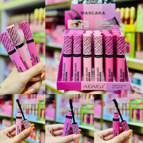 پخش ریمل سه فرچه ای هدا موجی MASCARA تک و عمده کد G5133
