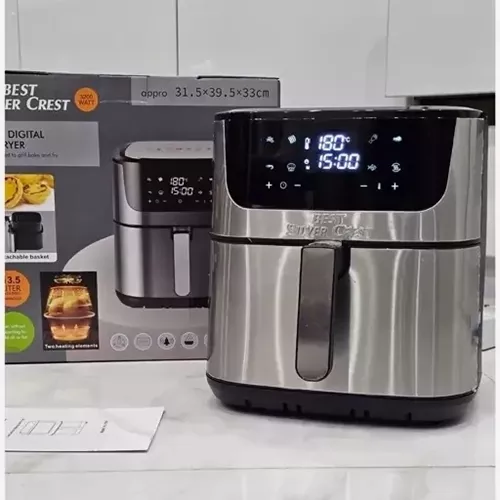 Silvercrest Dual Element Fryer XL-7091 Single and Large