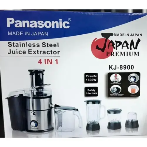 پخش آب میوه گیر و مخلوط کن پاناسونیک مدل KJ 8900 کد E1002 تک و عمده