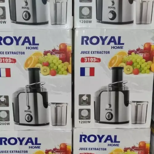 آبمیوه گیری رویال هوم 1200 وات مدل 3103 کد E1009 تک و عمده