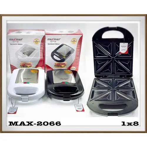 پخش ساندویچ ساز و اسنک ساز ماکسیمان مدل MAX-2066 کد E1018 تک و عمده