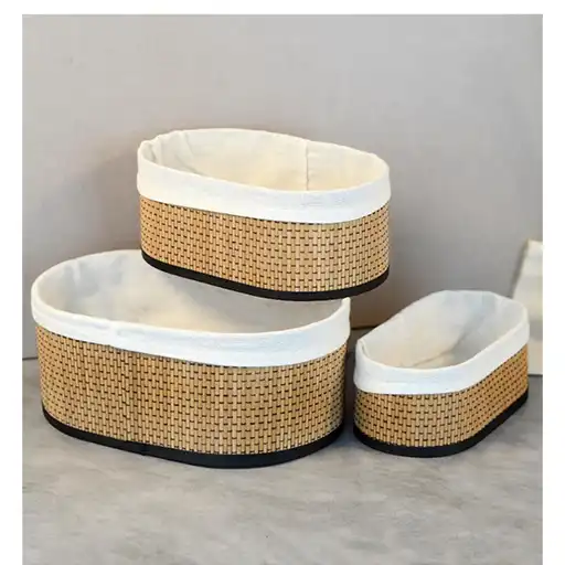 Wicker Basket Set of 3
