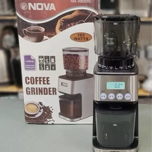 Nova coffee grinder model nm3663dg single and coarse