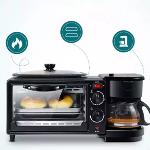 Silvercrest 3-Function Breakfast Maker Single and Large