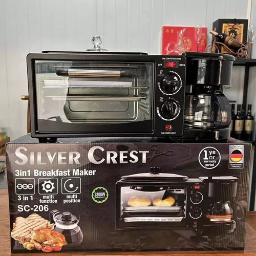 Silvercrest 3-Function Breakfast Maker Single and Large