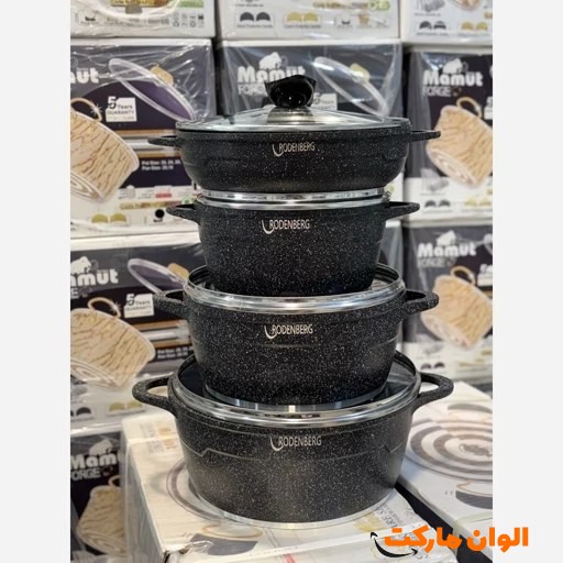 سرویس قابلمه RODENBERG مدل خانواده 8 پارچه    تک و عمده کد G5178