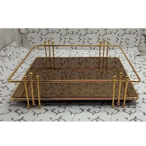 پخش سینی آینه ای مدل جدید تک و عمده کد F999