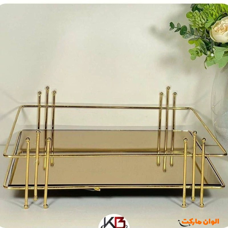 پخش سینی آینه ای مدل جدید تک و عمده کد F999