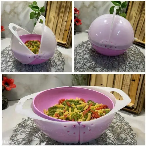 New model, single-use, large-size, lockable fruit or vegetable basket