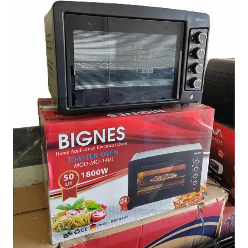 پخش اون توستر50 لیتری  BIGNES مدل MO-1401 تمام فول تک و عمده کد G5191