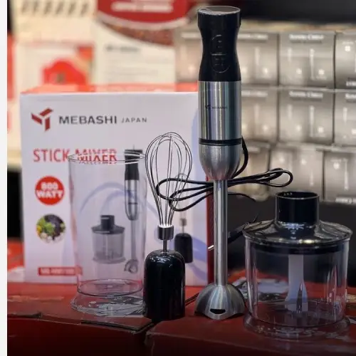 خرید گوشت‌کوب برقی 3 کاره مباشی 800 وات | خردکن و همزن | تک و عمده کد G5205