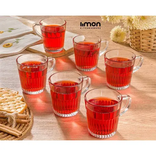 پخش-لیوان-شیشه-ای-شیار-دار-دسته-دار-لیمون-6-عددی-کد-e1078-تک-و-عمده