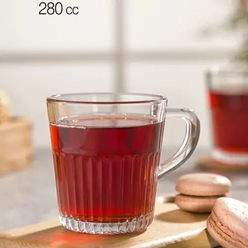 پخش-لیوان-شیشه-ای-شیار-دار-دسته-دار-لیمون-6-عددی-کد-e1078-تک-و-عمده