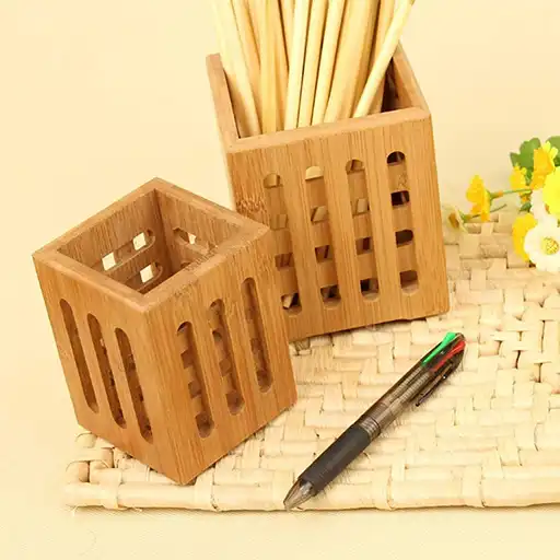 Bamboo Cutlery Holder