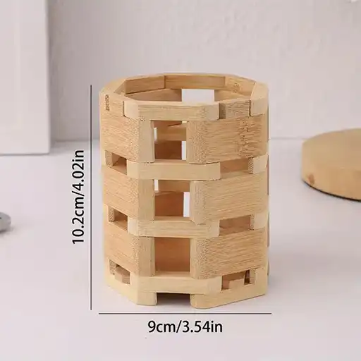 Bamboo Cutlery Holder