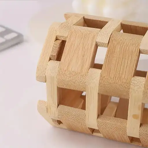 Bamboo Cutlery Holder