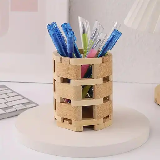 Bamboo Cutlery Holder