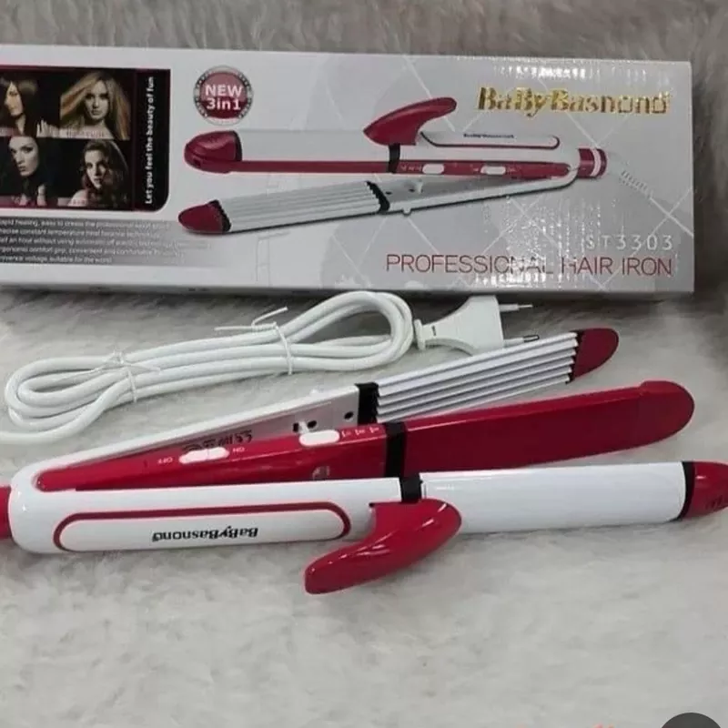 پخش اتو مو سه کاره بای بابلیس نانو مدل ST3303 تک و عمده کدP771