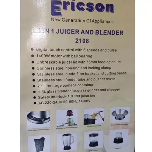 Juicer-4-function-Ericsson-single-and-major-distributor