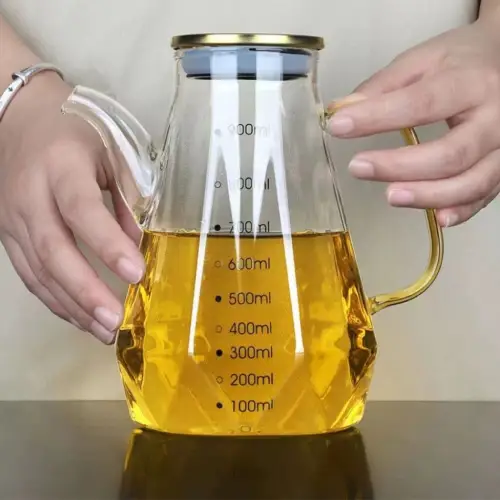 پخش روغن ریز پیرکس درب استیل گنجایش 900ml کد E1114 تک و عمده