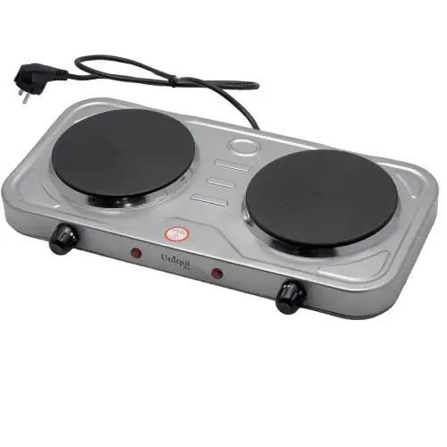 پخش اجاق برقی دوشعله یونیک مدل LP777N  تک و عمده کد F1027