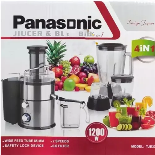 آبمیوه گیری ۴کاره پاناسونیک مدلTJE-3730 تک و عمده کد G5288
