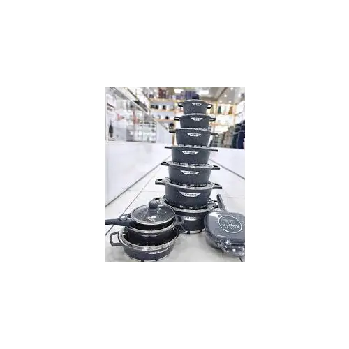  telionix-tcg5708-17p-granite-cookware-set