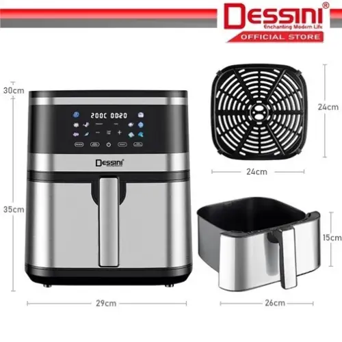 سرخ کن دسینی 12.8 لیتری مدل DS818D تک و عمده کد F1044