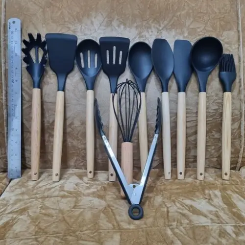 کفگیر-و-ملاقه-سیلیکونی-utensil-kitchen-کد-e1167-تک-و-عمده