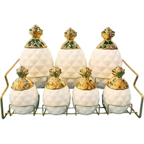 Play--Ceramic-Pasmavari-7-piece-pineapple-code-b268