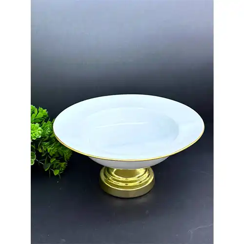 خرید میوه خوری پاستا لب طلا تک و عمده کد L978