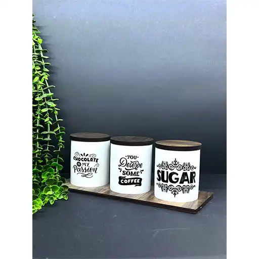 Three-Piece Underwood Spice Jar Set | Premium Porcelain & Stylish