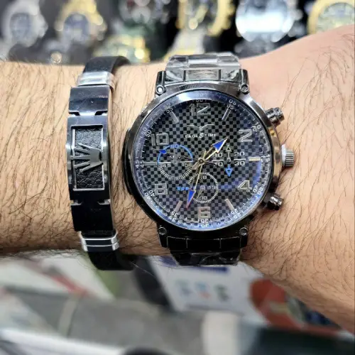 Buy-men's-watch-and-wristband-set-eagltime-code-b309