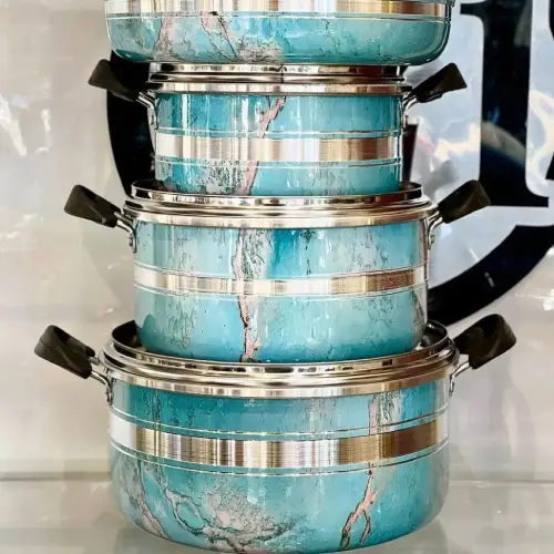 Broadcast--7-Piece Cookware Set, Stone Design, Rojina, Code B312