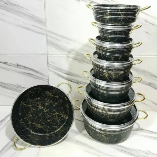 پخش  سرویس 14 پارچه قابلمه ماربل بلینا تک و عمده کد B314