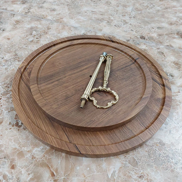 شیرینی خوری چوبی 2 طبقه تک و عمده کدP828