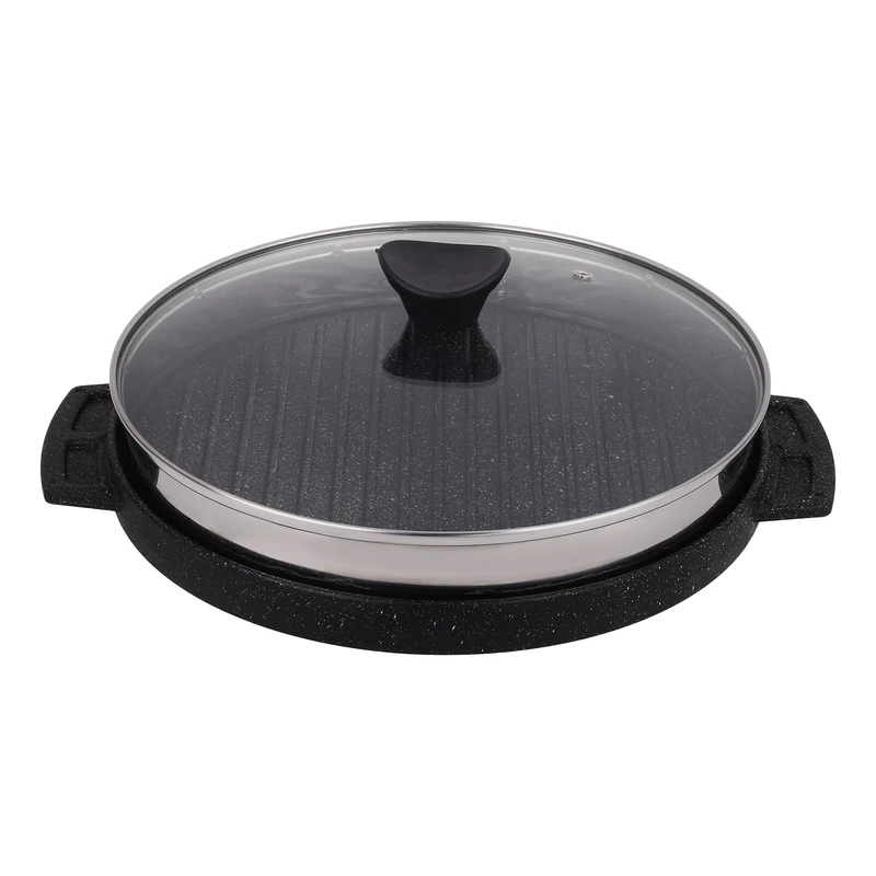 Cast-iron-model-grill-pan-cooker-size-28-single-and-large-