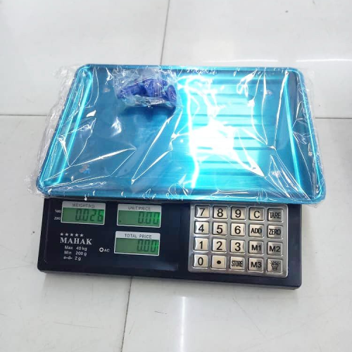 پخش ترازو 40 کیلویی قطعه شمار دکمه استیل محک تک و عمده کد Z1976