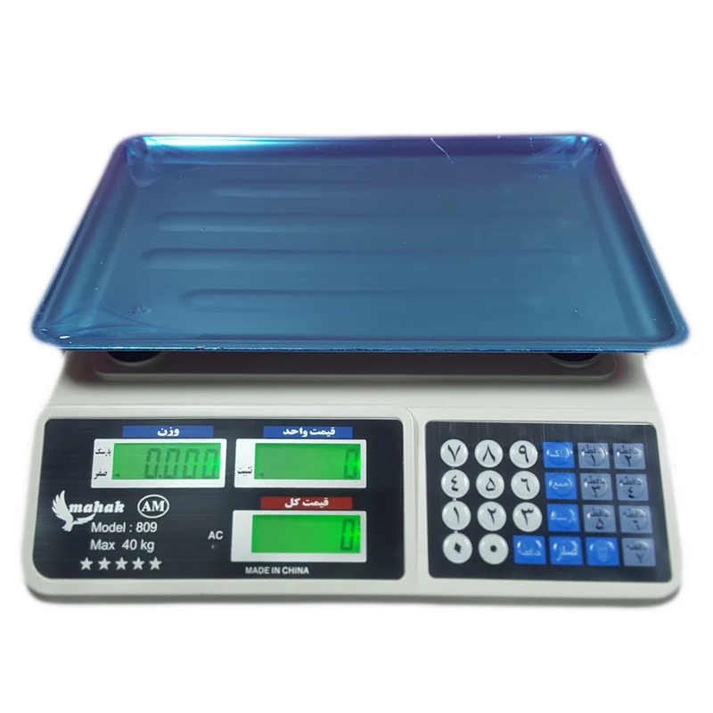 خرید ترازو 40 کیلویی محک مدل mhk-R-40kg تک و عمده کد Z1977