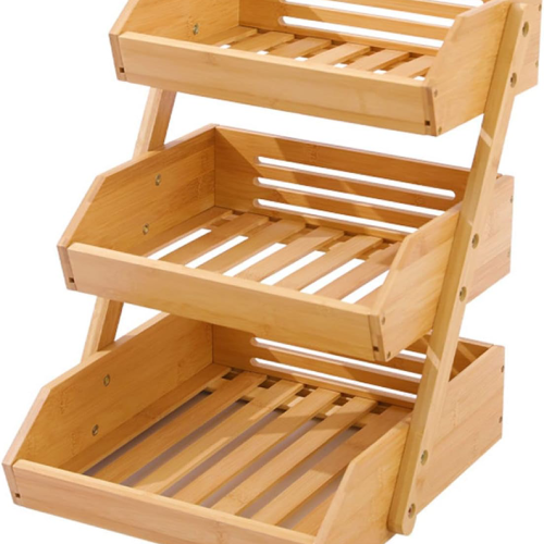 پخش استند بامبو سه طبقه کاربردی تک و عمده کد Z1982