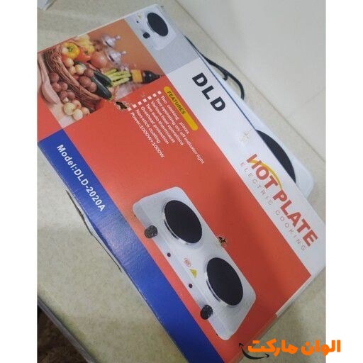 اجاق برقی دو شعله هات پلیت مدل مدل BSD-2020A   کد k001