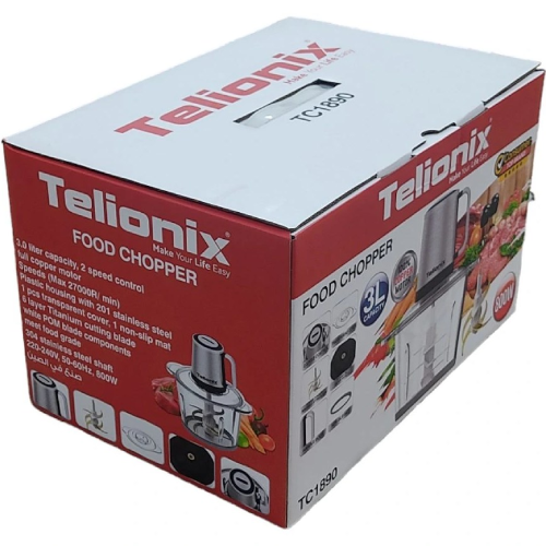 خرید خردکن 3 لیتری تلونیکس‌ مدل th1890 تک و عمده کد Z2031