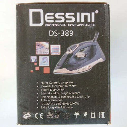 پخش اتو بخار دسینی مدل 389 تک و عمده کد Z2040